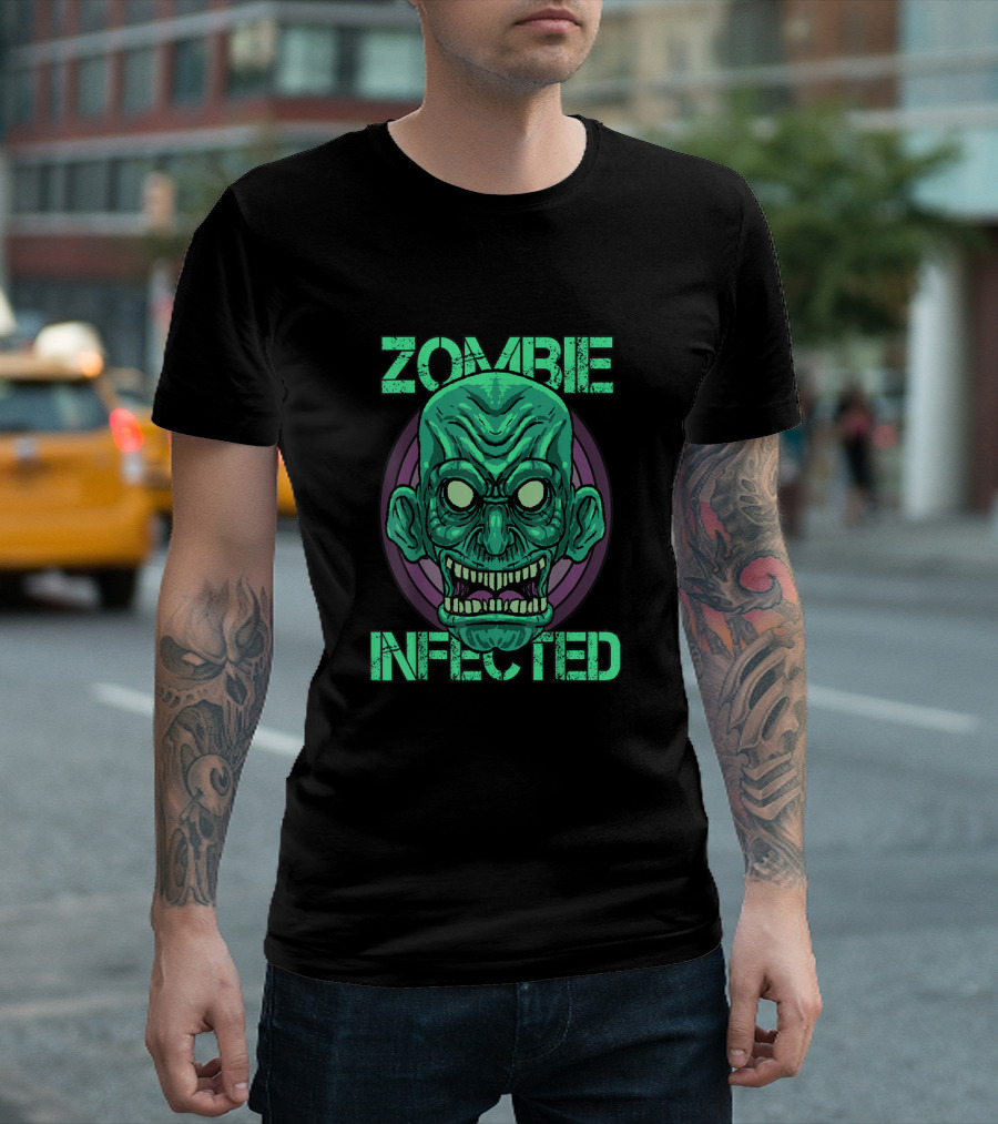 Zombie Infected Undead Walking Living Dead T-Shirt