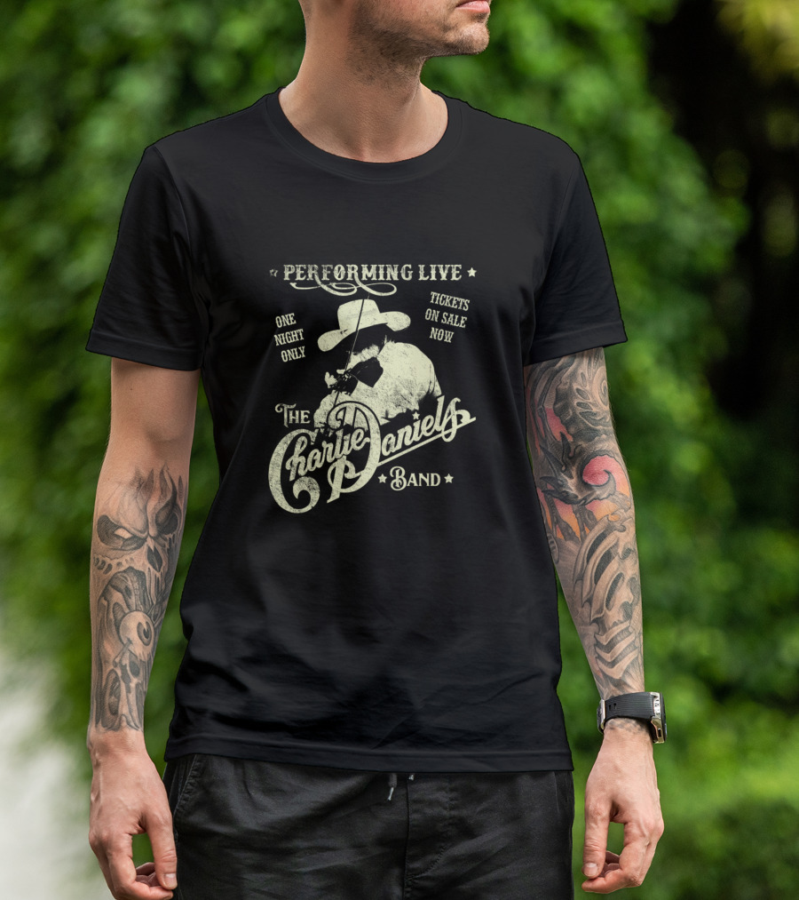 The Charlie Daniels Band Performing Live One Night Only Tickets On Sale Now T-Shirt