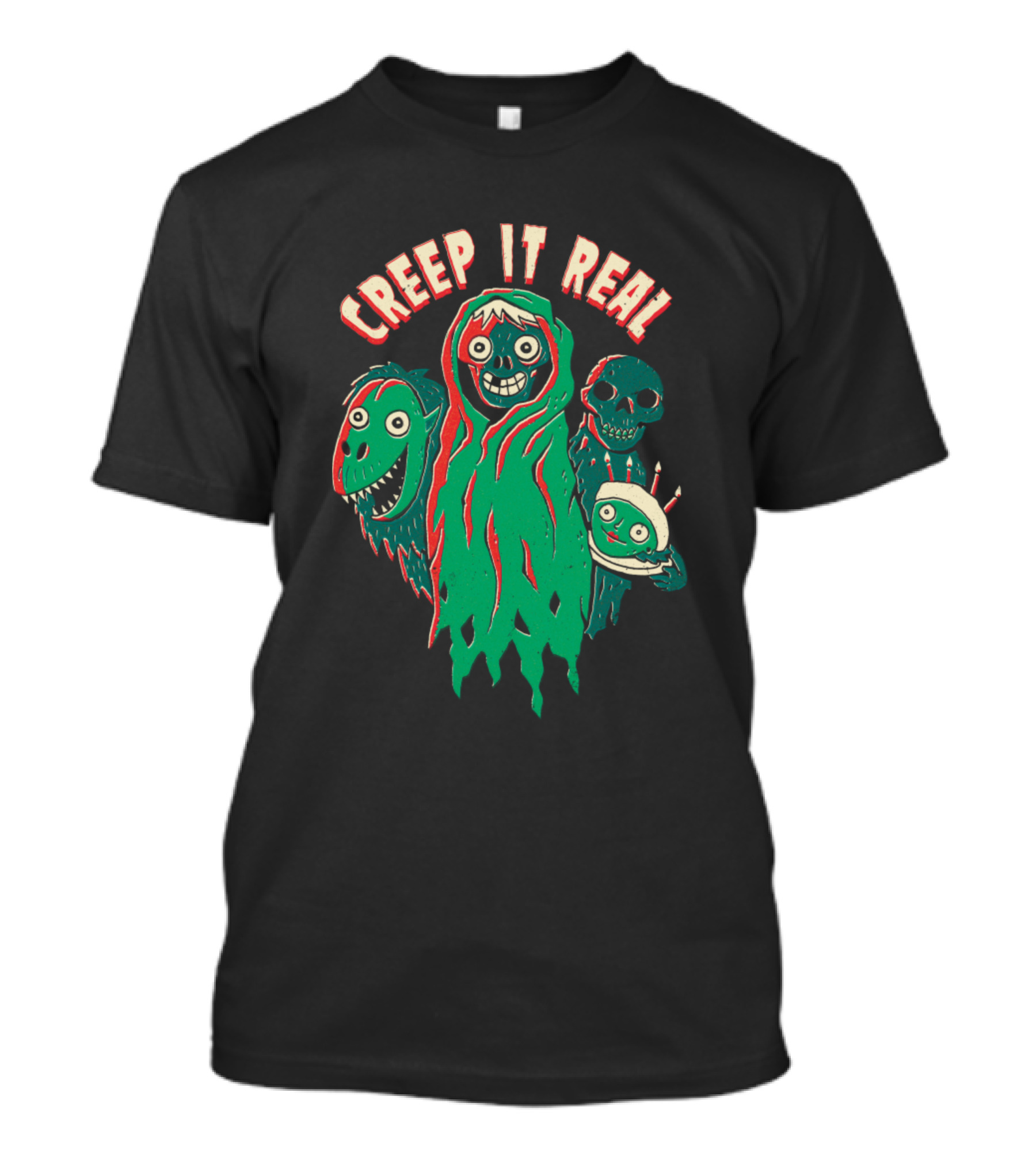 Creepshow Creep It Real Monsters And Halloween Cake T-Shirt
