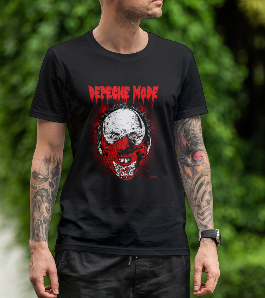 Depeche Mode Enjoy The Silence Horror Mask T-Shirt