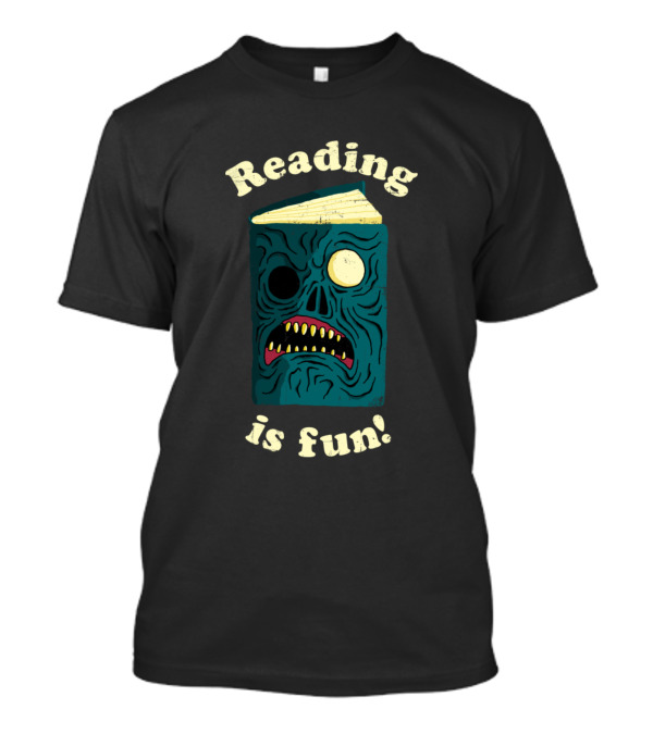 Reading Is Fun With Evil Dead Necronomicon Book T-Shirt