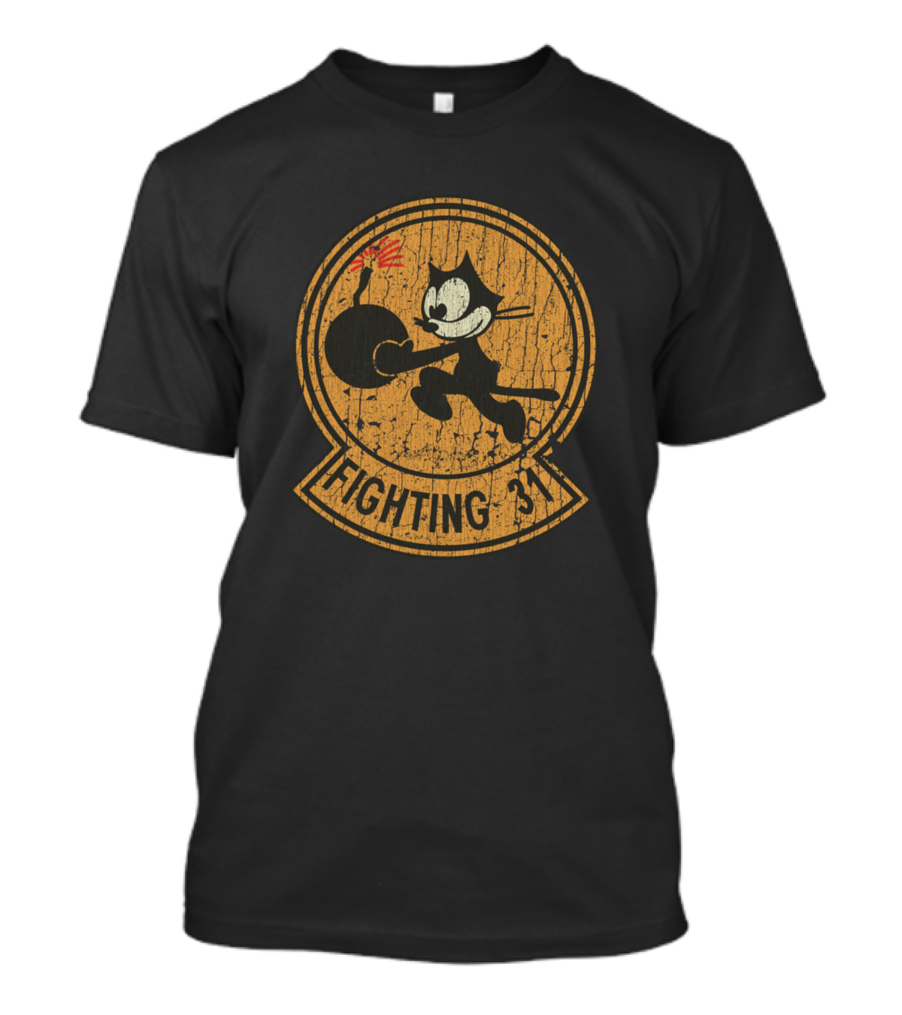 Felix The Cat Fighting 31 Tomcatters T-Shirt