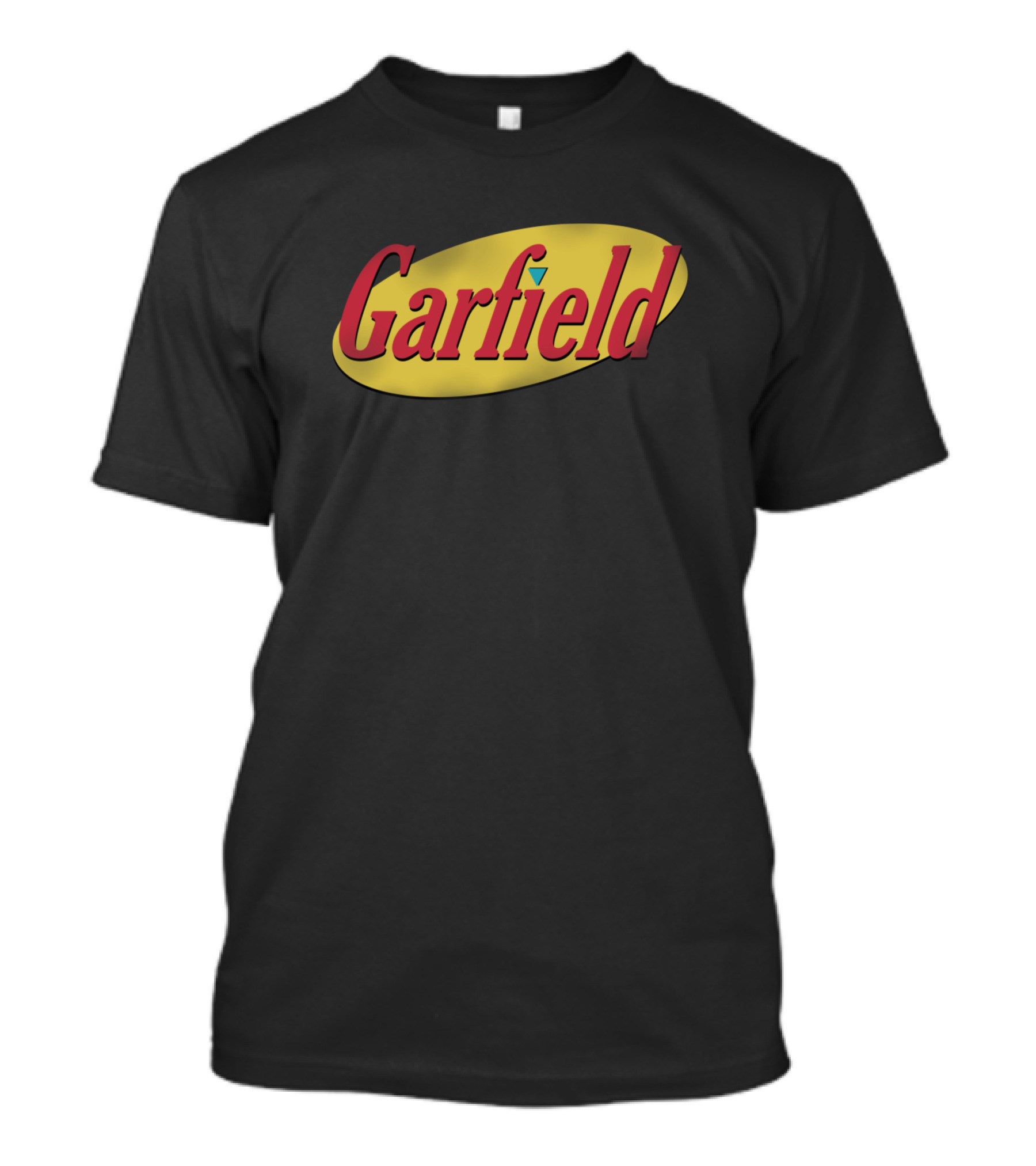 Garfield Meets Seinfeld Logo Crossover T-Shirt