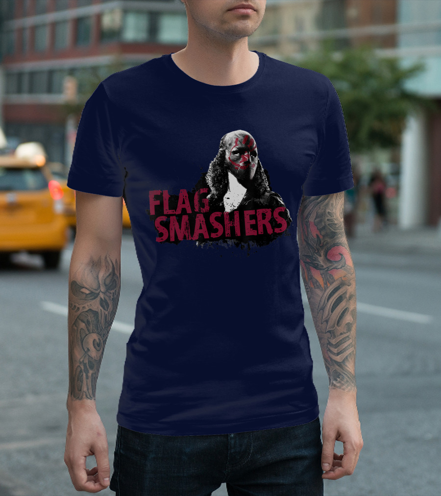 Marvel The Falcon and The Winter Soldier Flag Smashers Karli Flag T-Shirt