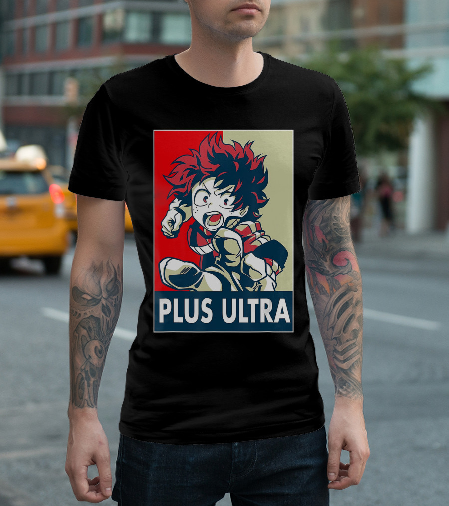 Plus Ultra My Hero Academia Manga Anime Hero T-Shirt