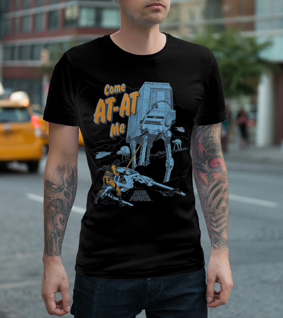 Come AT-AT Me Star Wars The Empire Strikes Back Battle Scene T-Shirt
