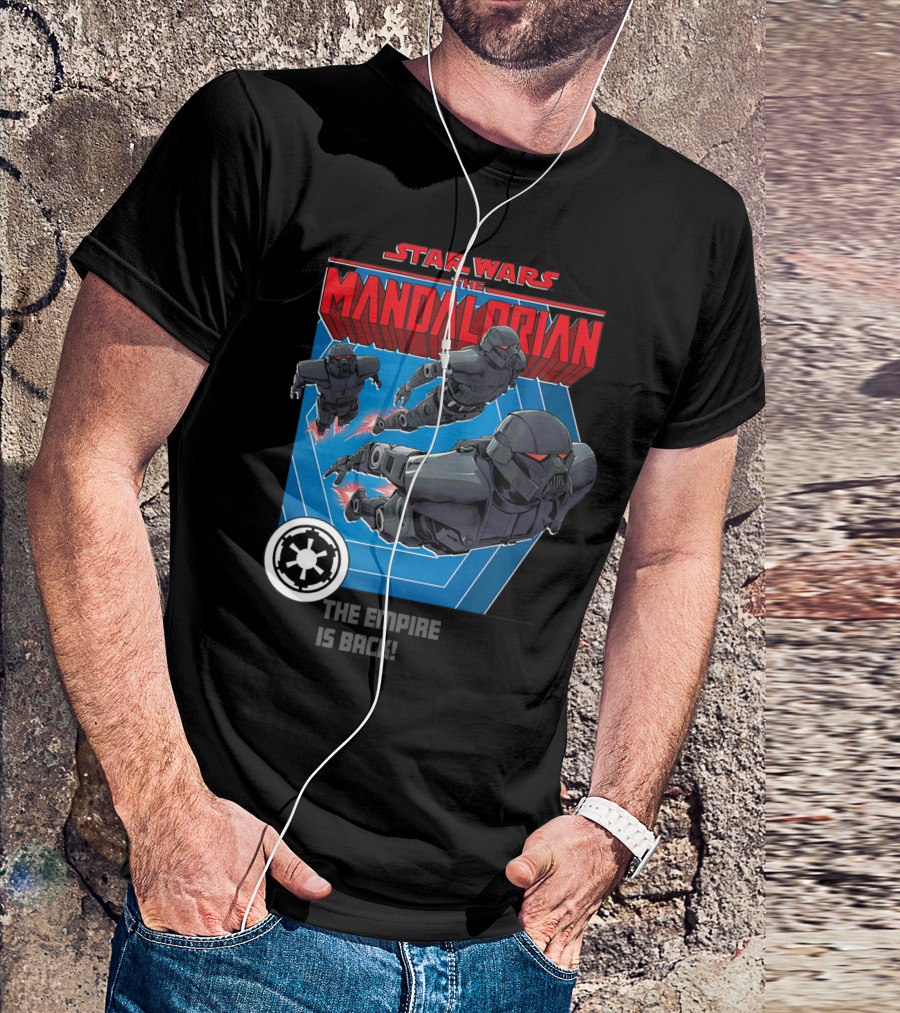 Star Wars The Mandalorian The Empire Is Back Bounty Hunter Stormtroopers T-Shirt