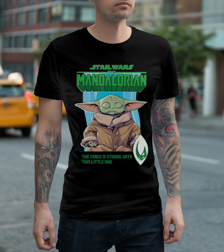 Star Wars The Mandalorian Grogu The Force Is Strong With This Little One T-Shirt