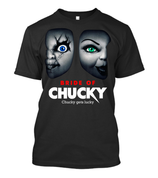 Bride Of Chucky Chucky Gets Lucky Halloween Scary Horror T-Shirt