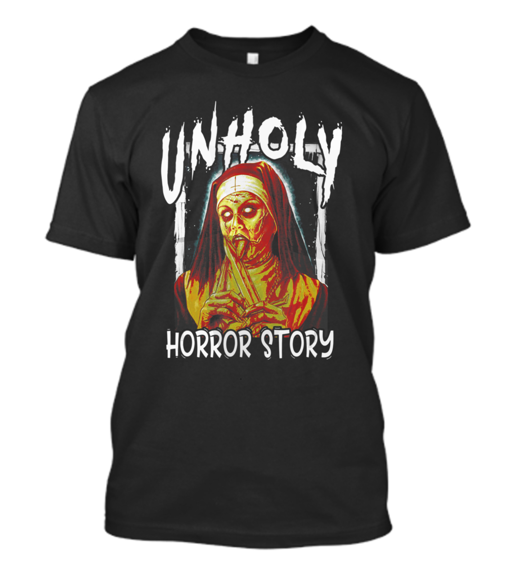 Unholy Nun Horror Story Zombie Halloween T-Shirt