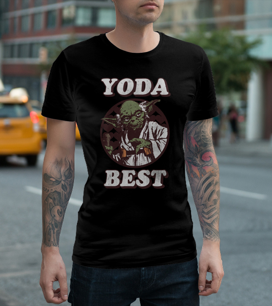 Star Wars Yoda Best Vintage Valentine's Yoda Jedi Master T-Shirt