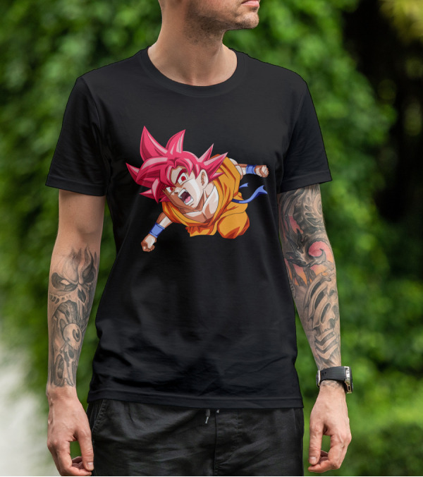 Your Favorite Dragon Ball Super Saiyan Character Iconic Transformation T-Shirt