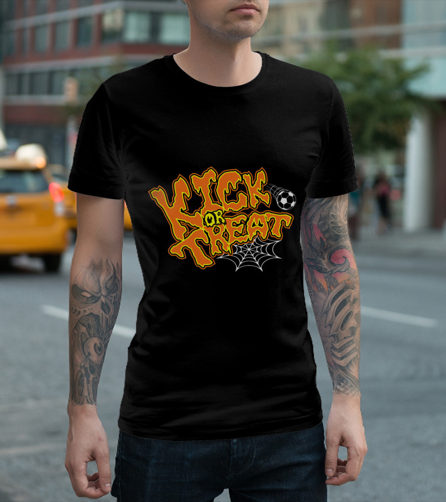 Kick Or Treat Halloween Soccer T-Shirt
