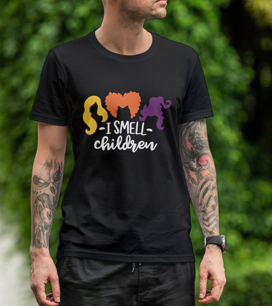 I Smell Children Hocus Pocus Sanderson Sisters Hair T-Shirt