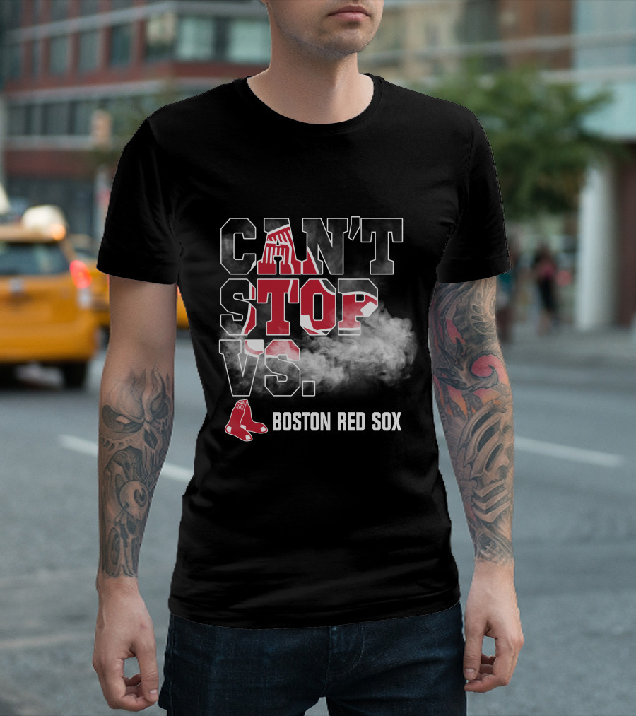 Can't Stop vs. Boston Red Sox T-Shirt