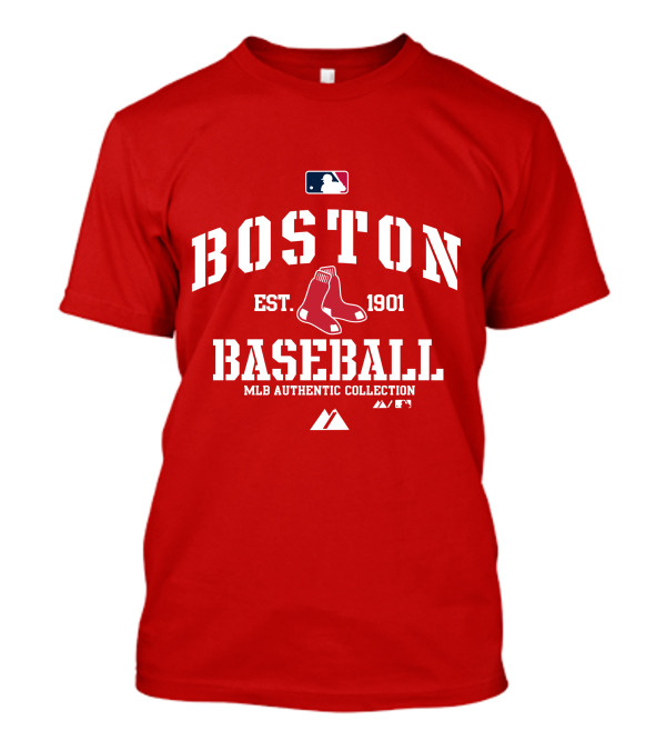 Boston Established 1901 MLB Authentic Collection Baseball T-Shirt
