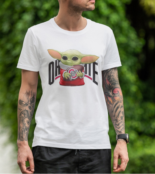 BABY YODA OHIO STATE FOOTBALL T-Shirt