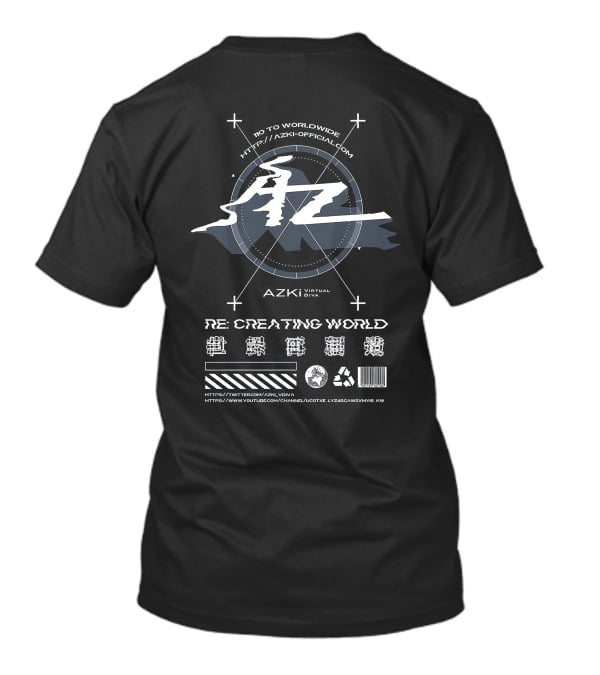 Hololive EN AZKi Virtual Diva Re Creating World Merch T-Shirt