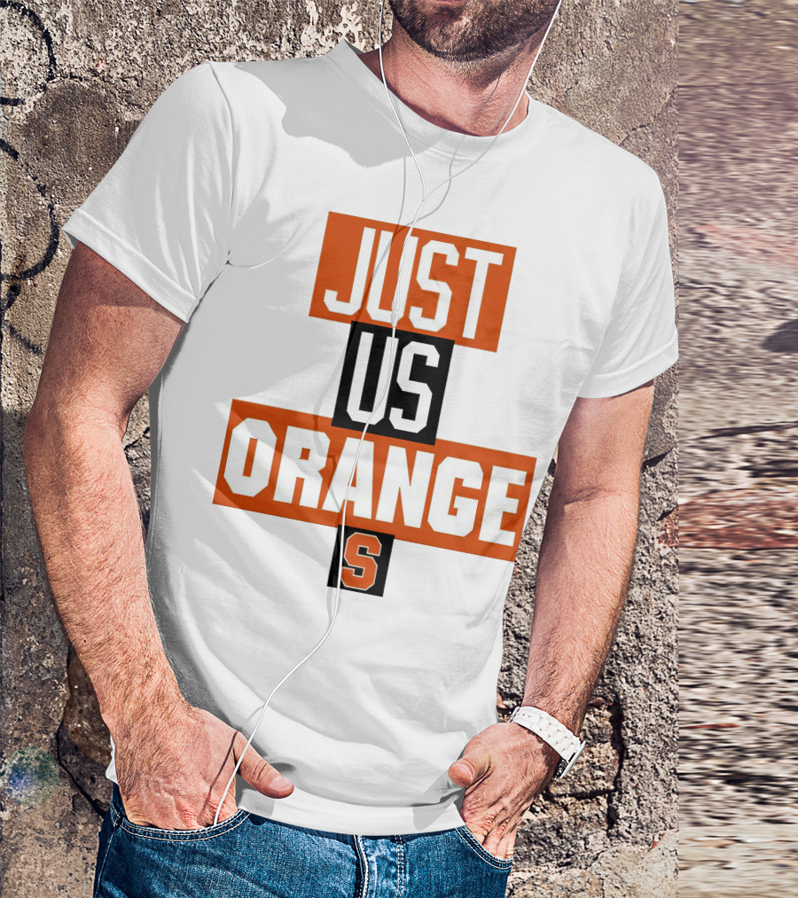 Just Us Orange Syracuse S T-Shirt