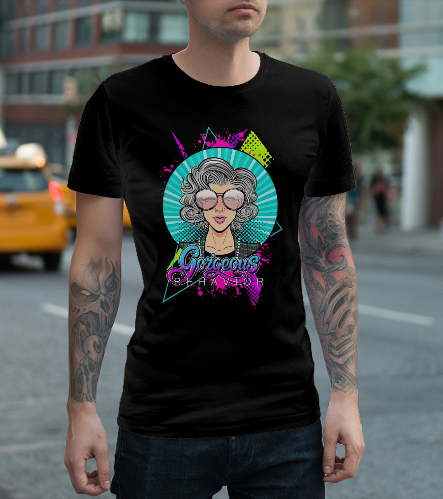 Gorgeous Behavior Granny Merch Vibrant T-Shirt