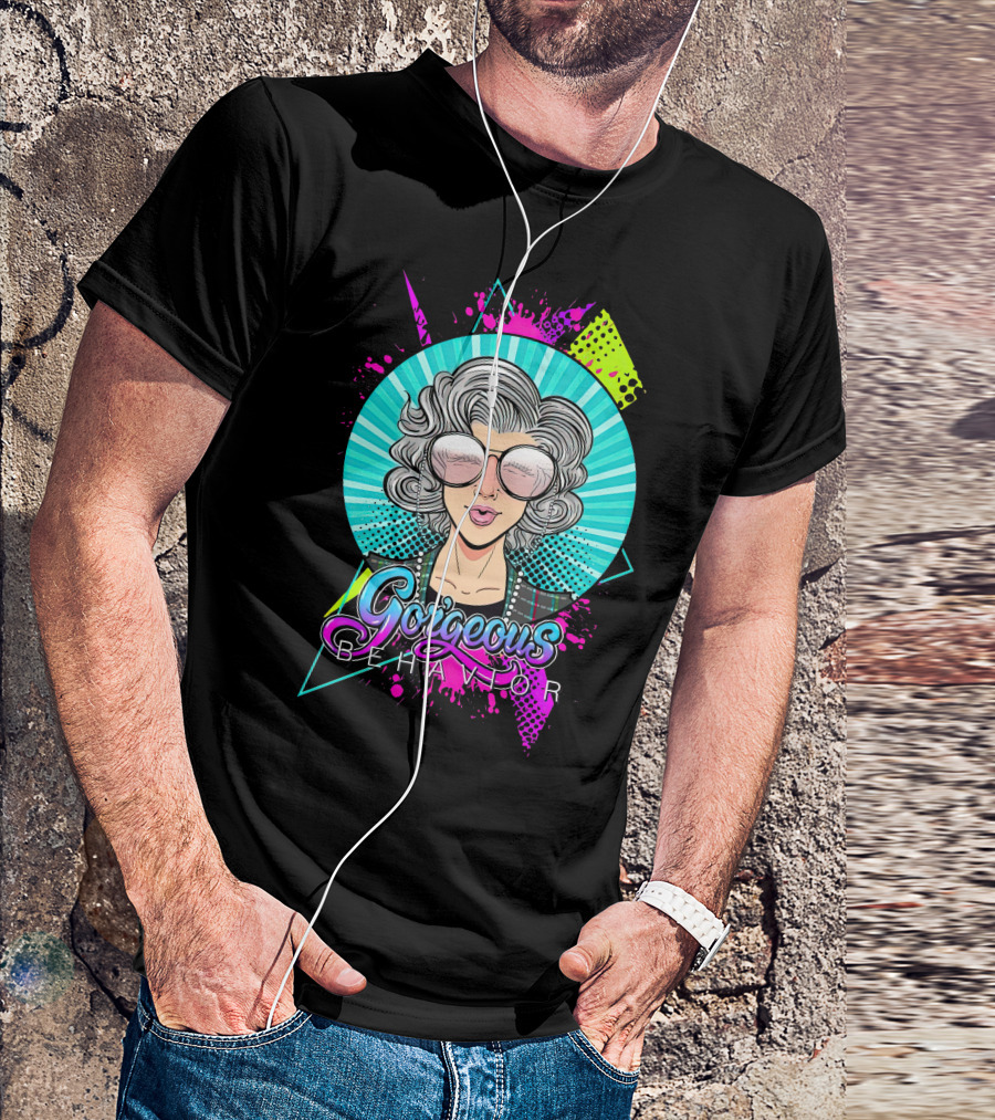 Gorgeous Behavior Granny Merch Vibrant T-Shirt