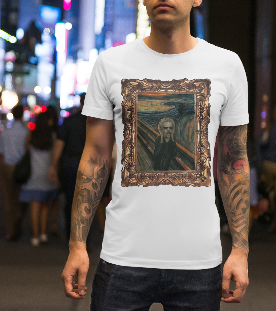 Guy Fieri The Scream Painting T-Shirt