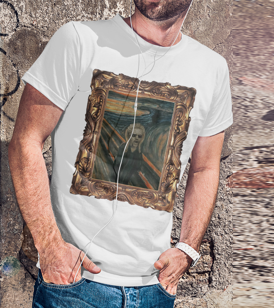 Guy Fieri The Scream Painting T-Shirt