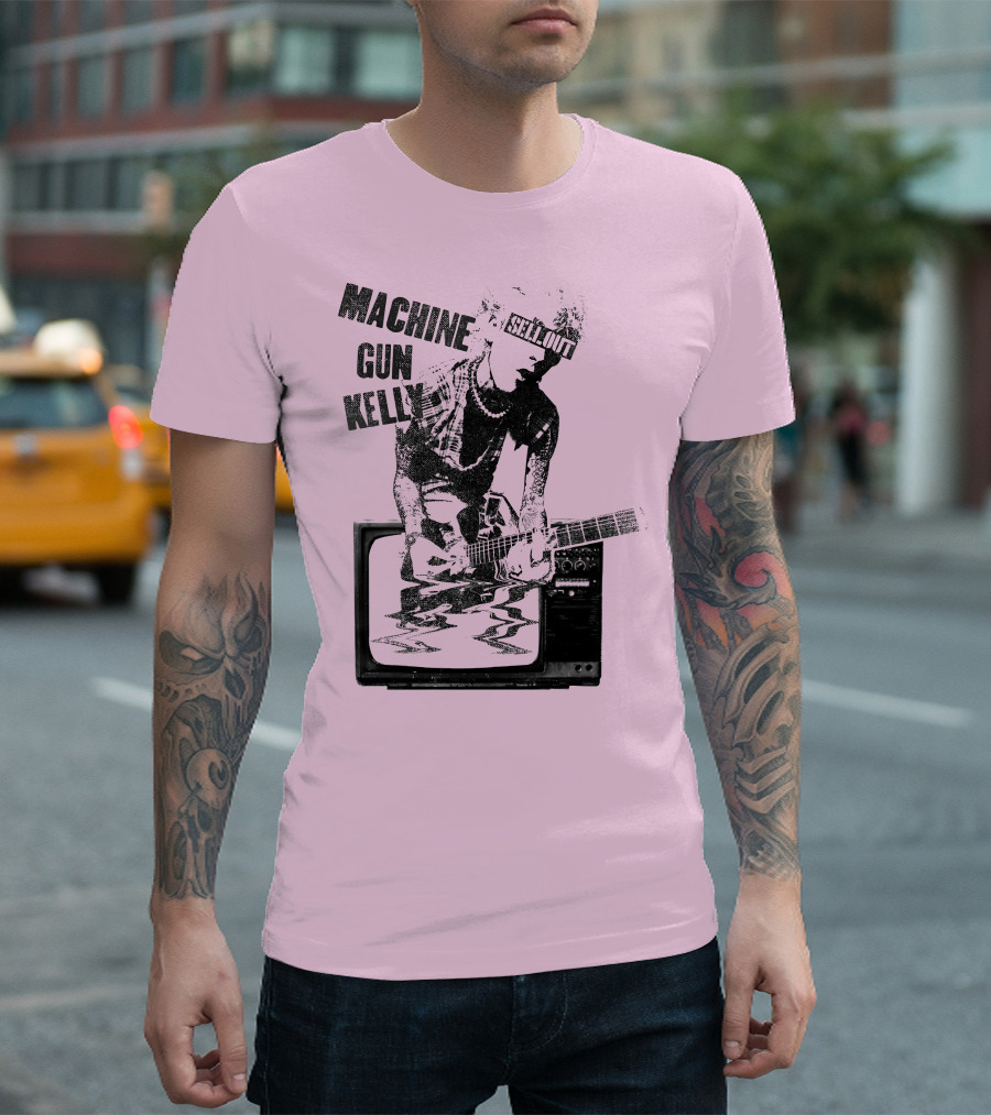 Machine Gun Kelly Sellout TV Guitar T-Shirt