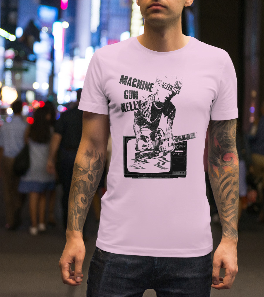 Machine Gun Kelly Sellout TV Guitar T-Shirt