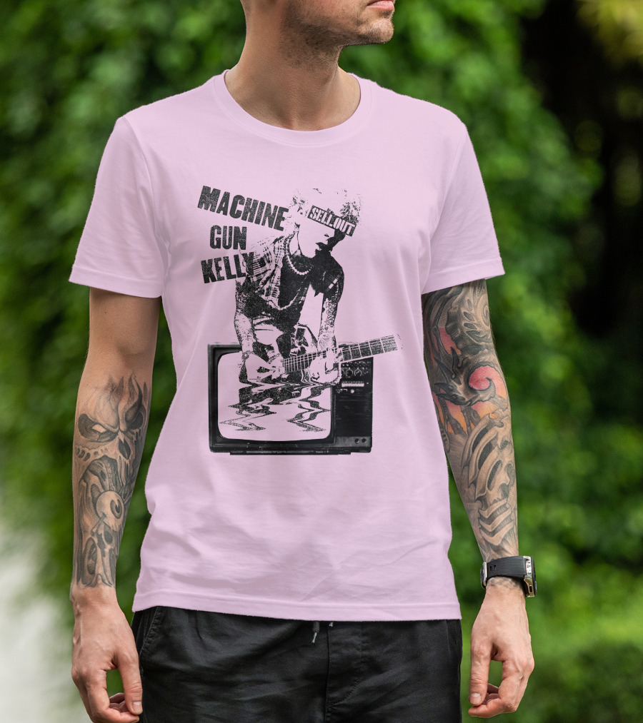 Machine Gun Kelly Sellout TV Guitar T-Shirt