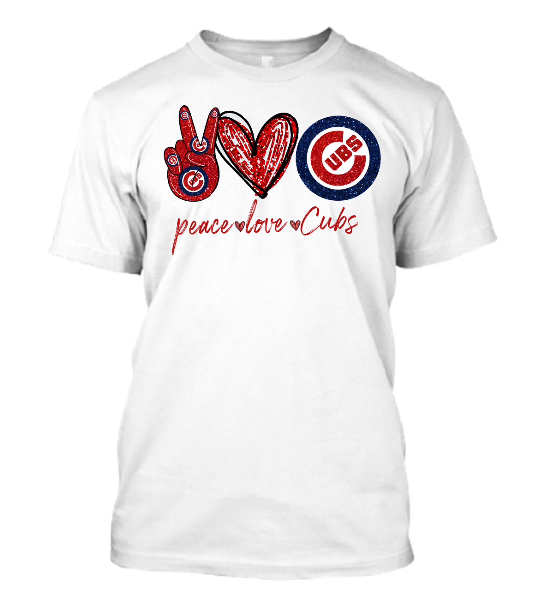Peace Love Cubs T-Shirt