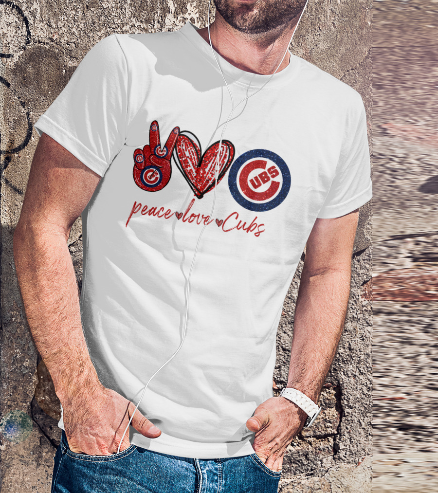 Peace Love Cubs T-Shirt