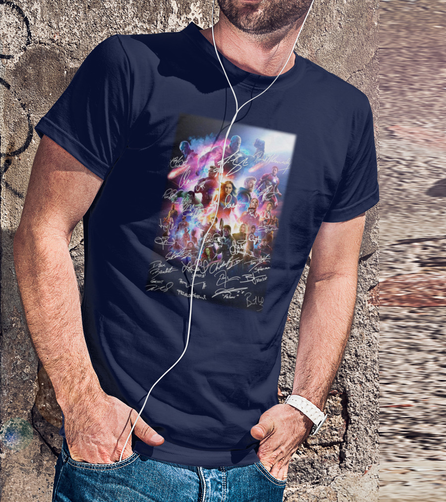 AVENGERS Marvel Cinematic Universe Cast T-Shirt