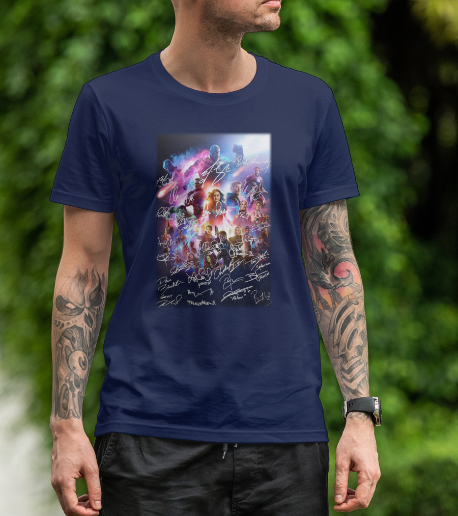 AVENGERS Marvel Cinematic Universe Cast T-Shirt