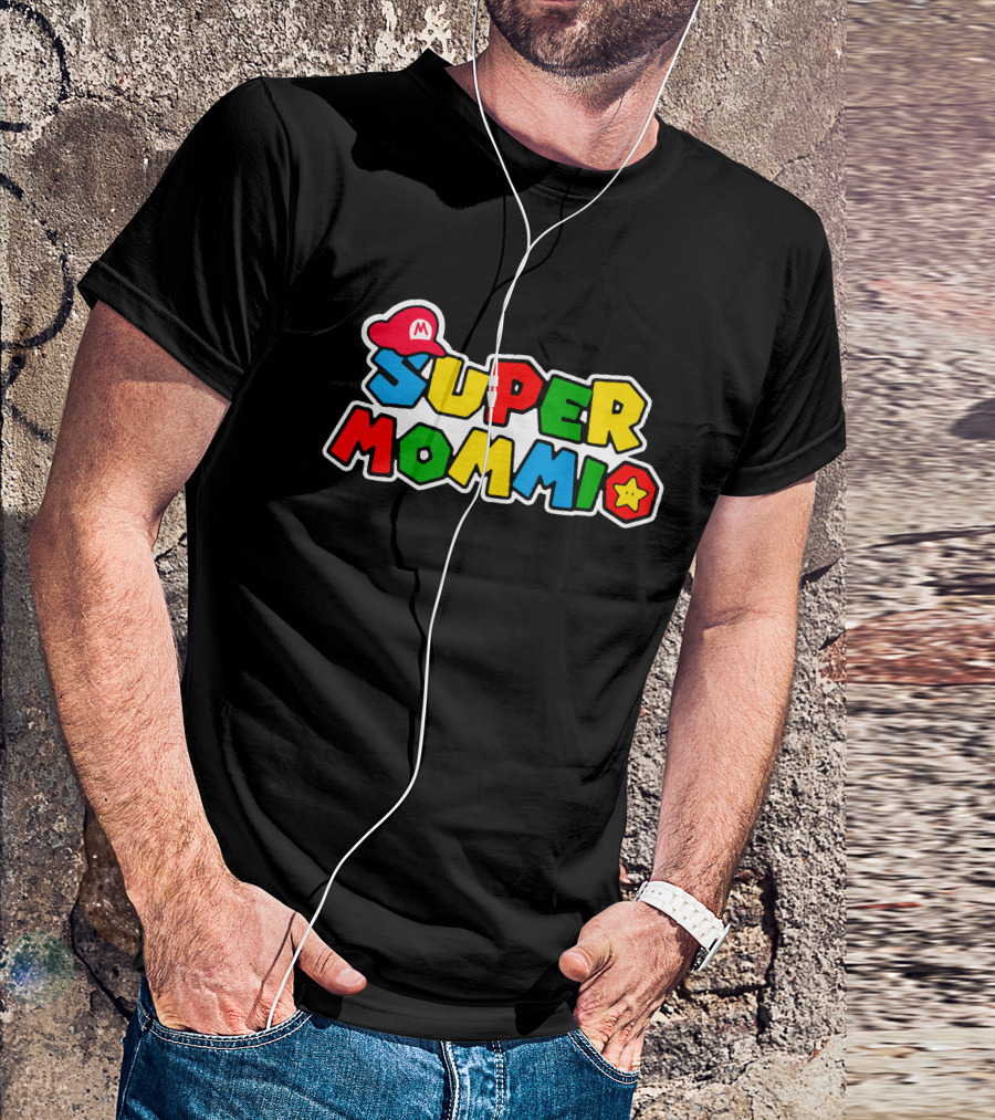 SUPER MOMMIO Mario-Inspired T-Shirt