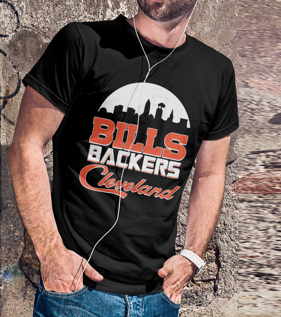 Bills Backers Cleveland Skyline T-Shirt