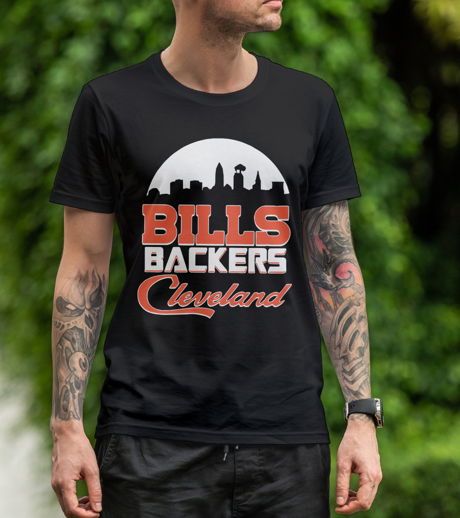 Bills Backers Cleveland Skyline T-Shirt