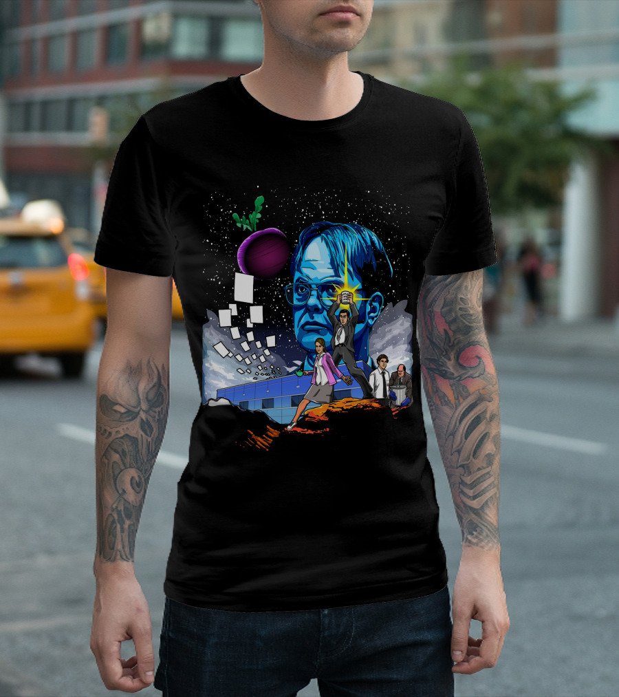Star Wars Office Dwight Force Battle Galaxy Adventure T-Shirt
