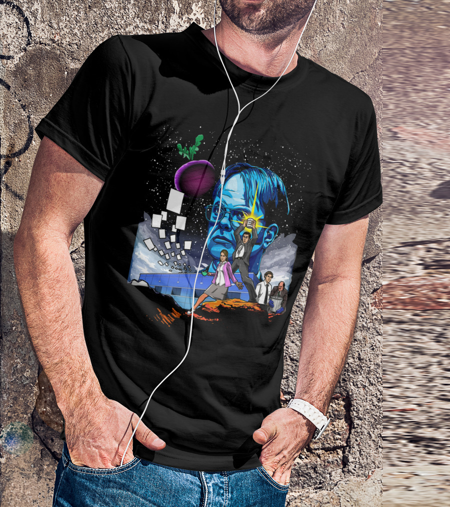 Star Wars Office Dwight Force Battle Galaxy Adventure T-Shirt