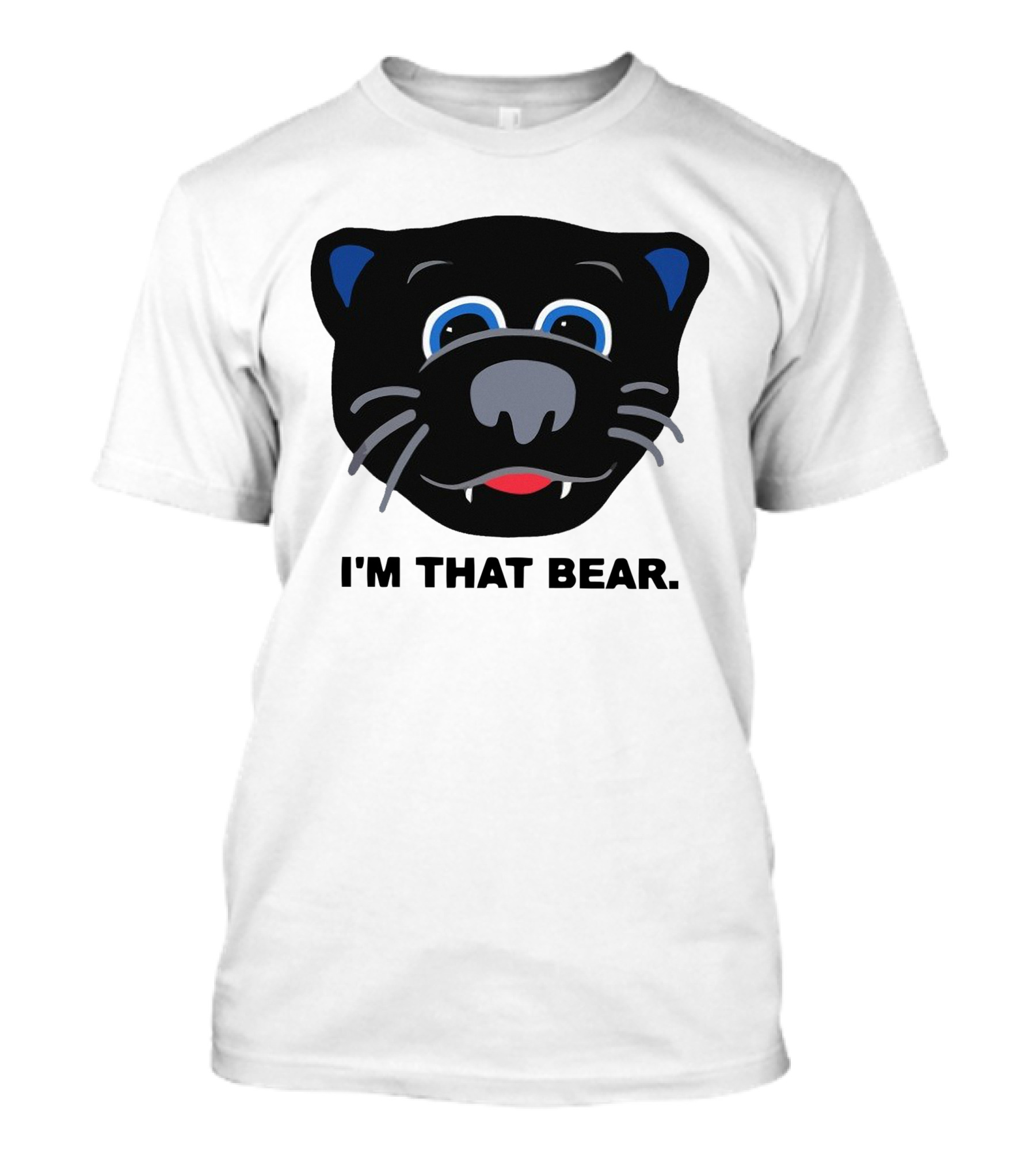 Carolina Panthers I'm That Bear Face T-Shirt