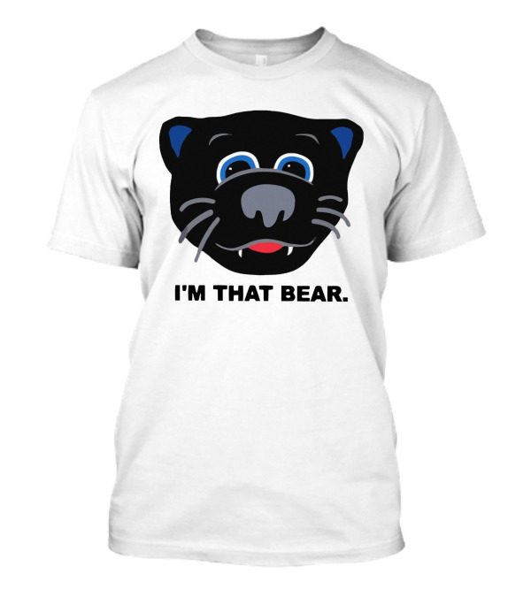 Carolina Panthers I'm That Bear Face T-Shirt