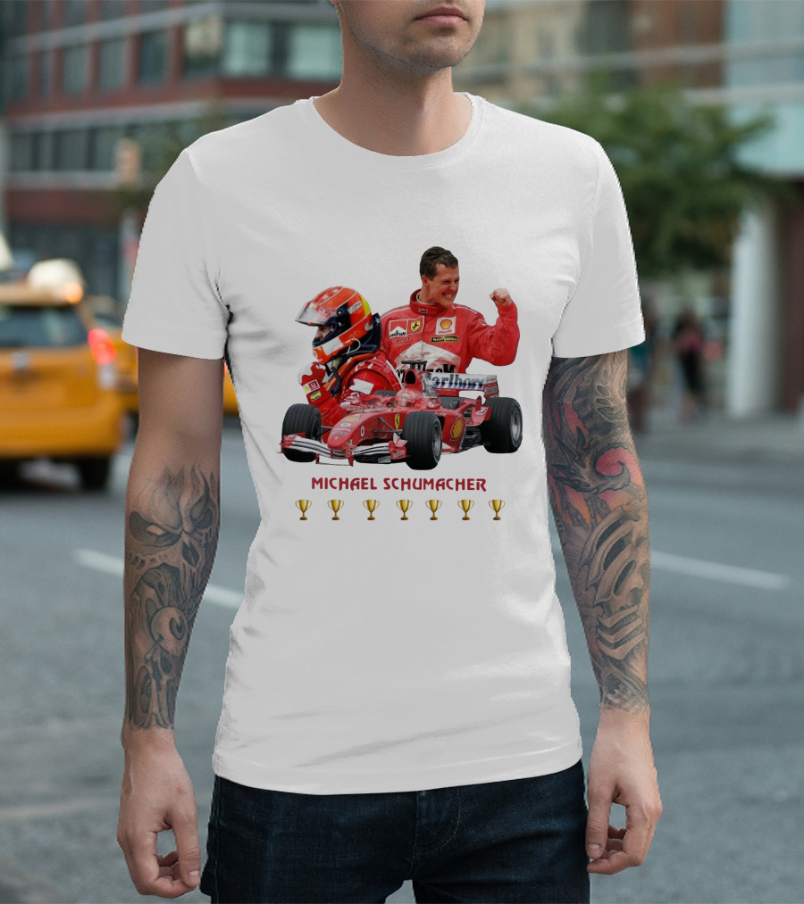 Michael Schumacher Ferrari Racing Champion Thank You For The Memories T-Shirt