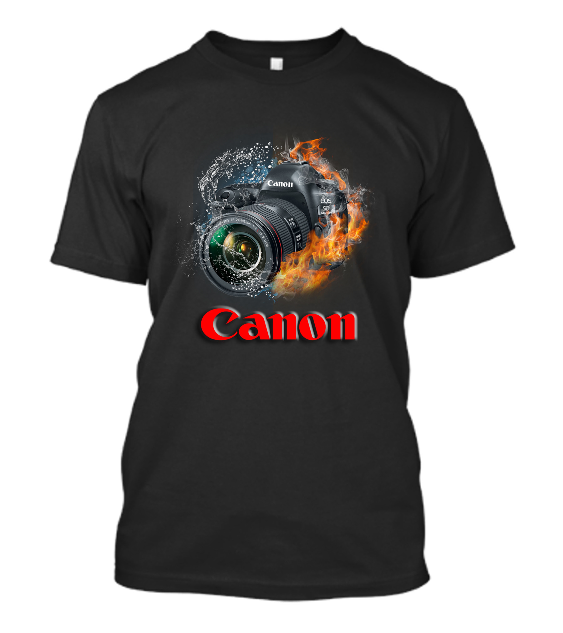 Canon EOS 5D Water And Fire T-Shirt