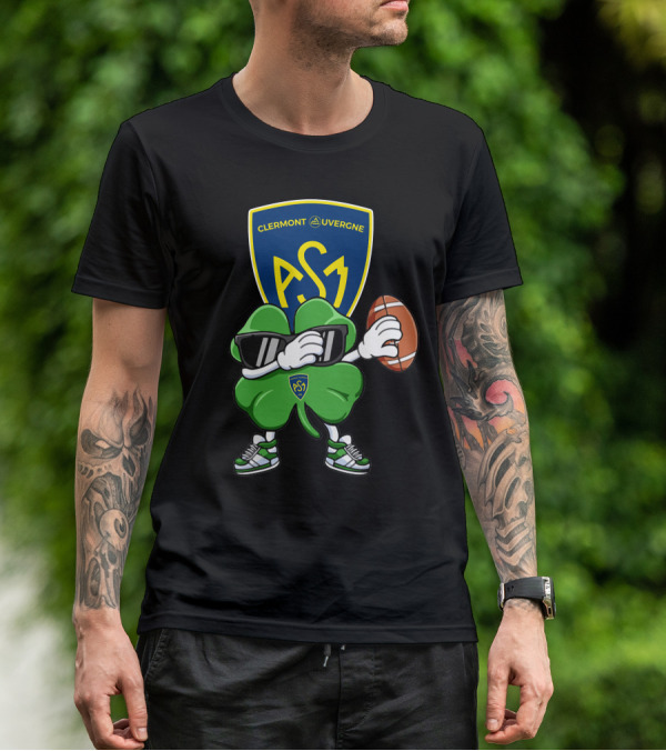 ASM Clermont Auvergne Clover Football T-Shirt