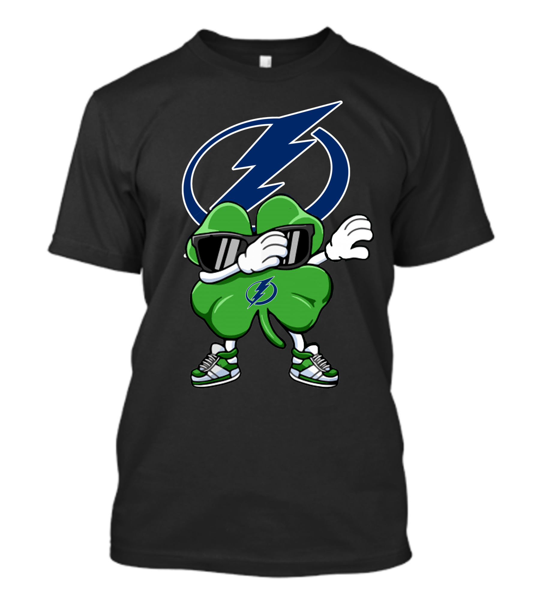 Tampa Bay Lightning Dabbing Shamrock T-Shirt