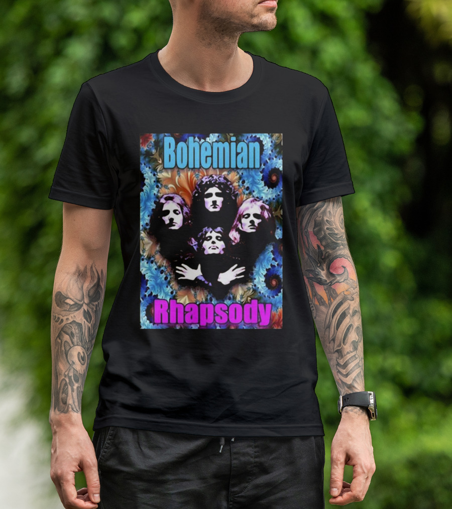 Bohemian Rhapsody Brian May Queen Psychedelic T-Shirt