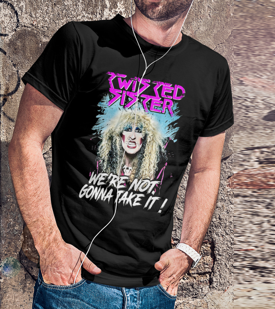 Twisted Sister We're Not Gonna Take It 80s Rock Band T-Shirt