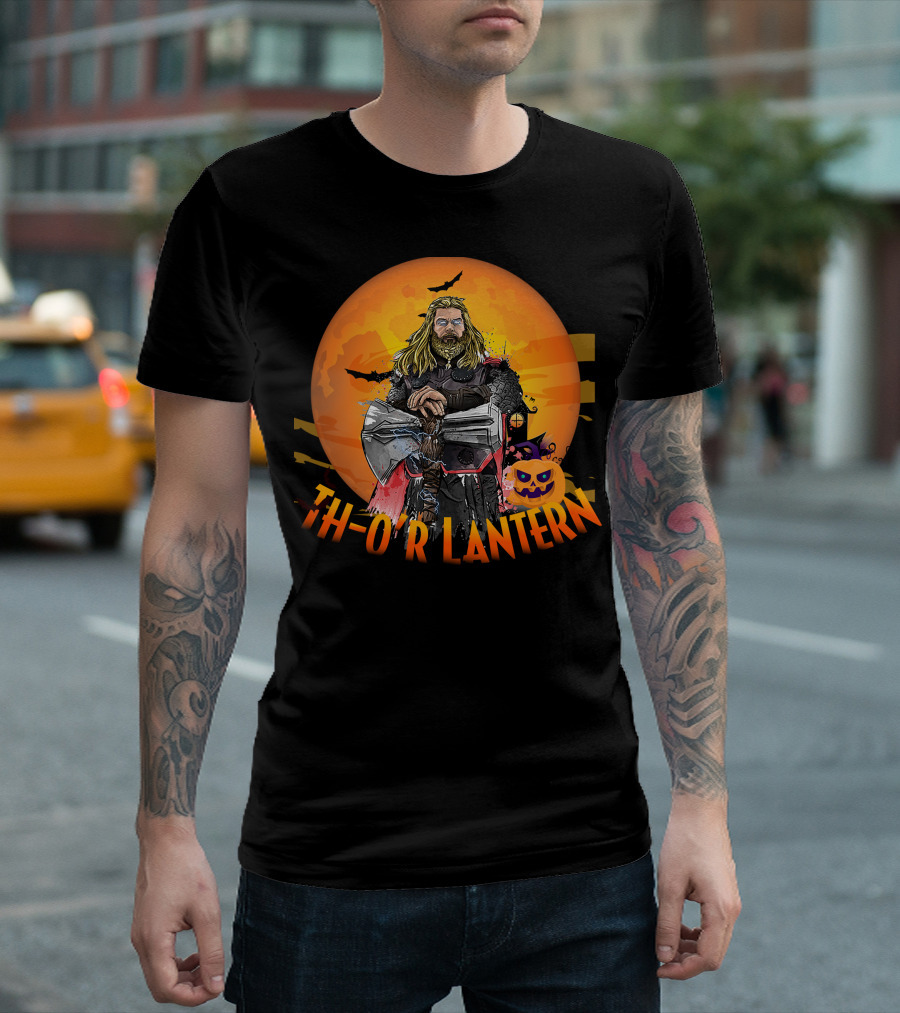 Th-o R Lantern Halloween Thor Illustration TL1409 T-Shirt