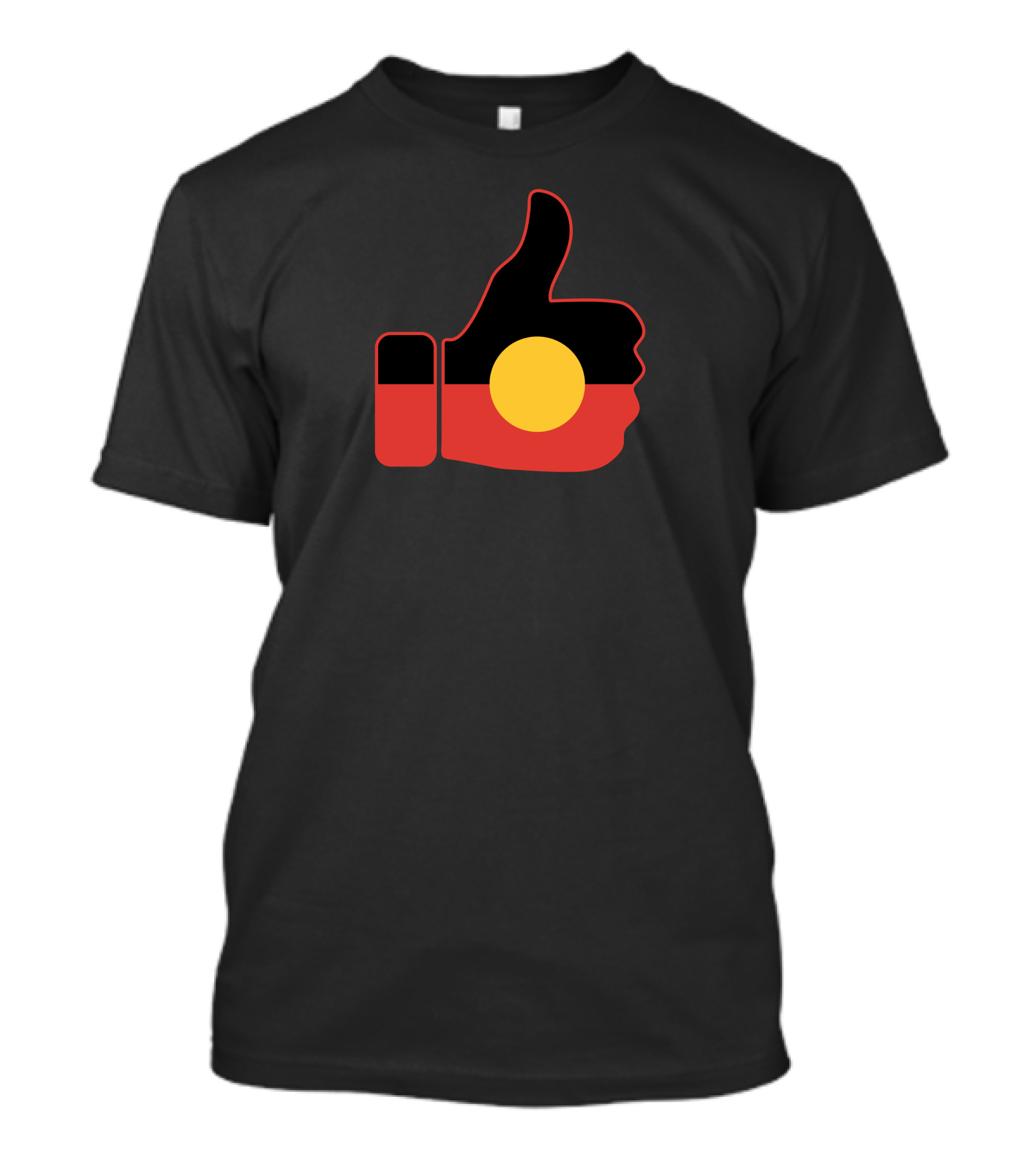Thumbs Up Australia Indigenous Flag T-Shirt