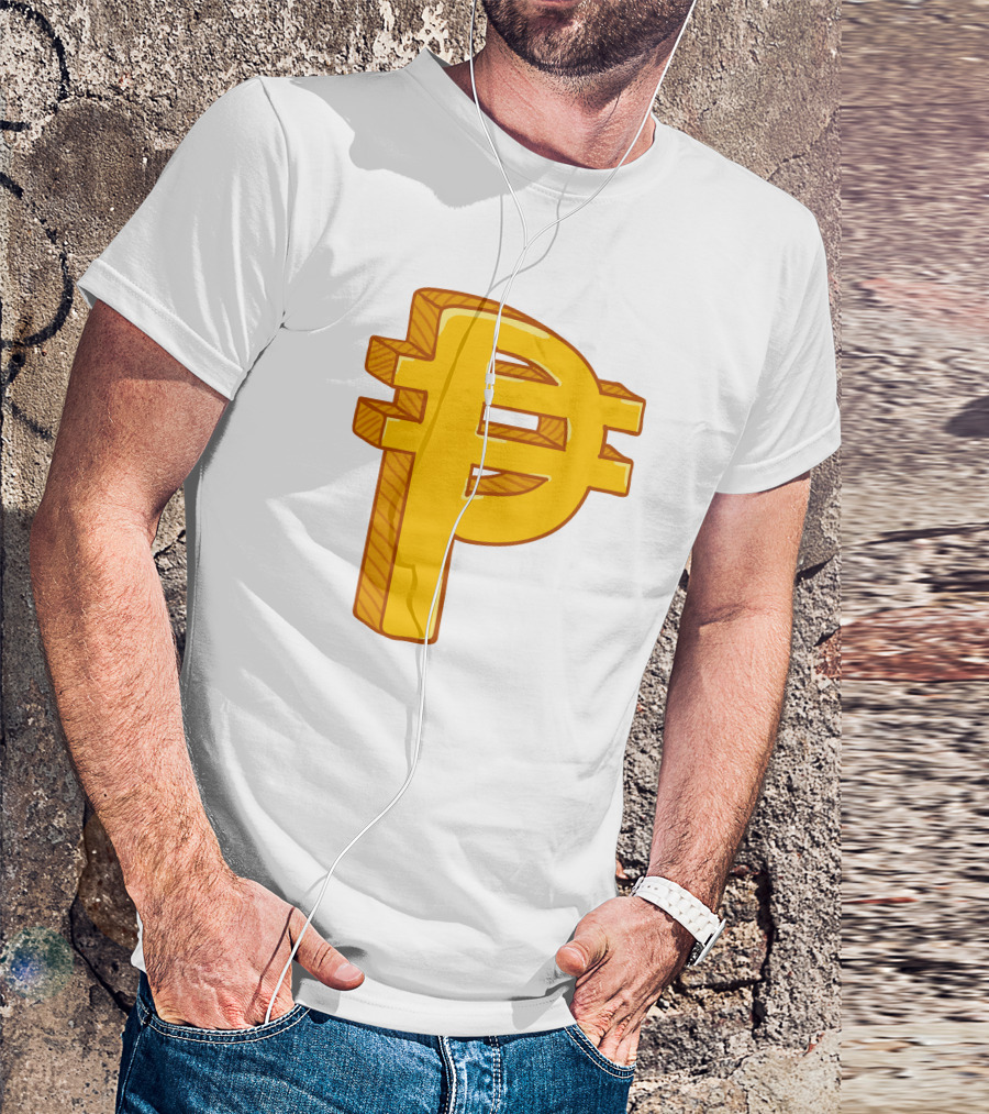 Peso Currency Symbol Philippines Gold T-Shirt